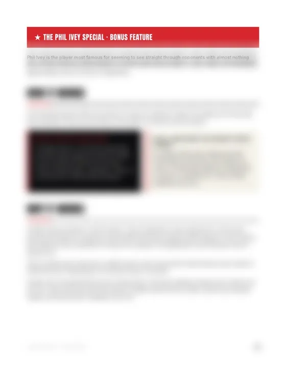 Phil Ivey Special page